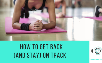 How to get back on track