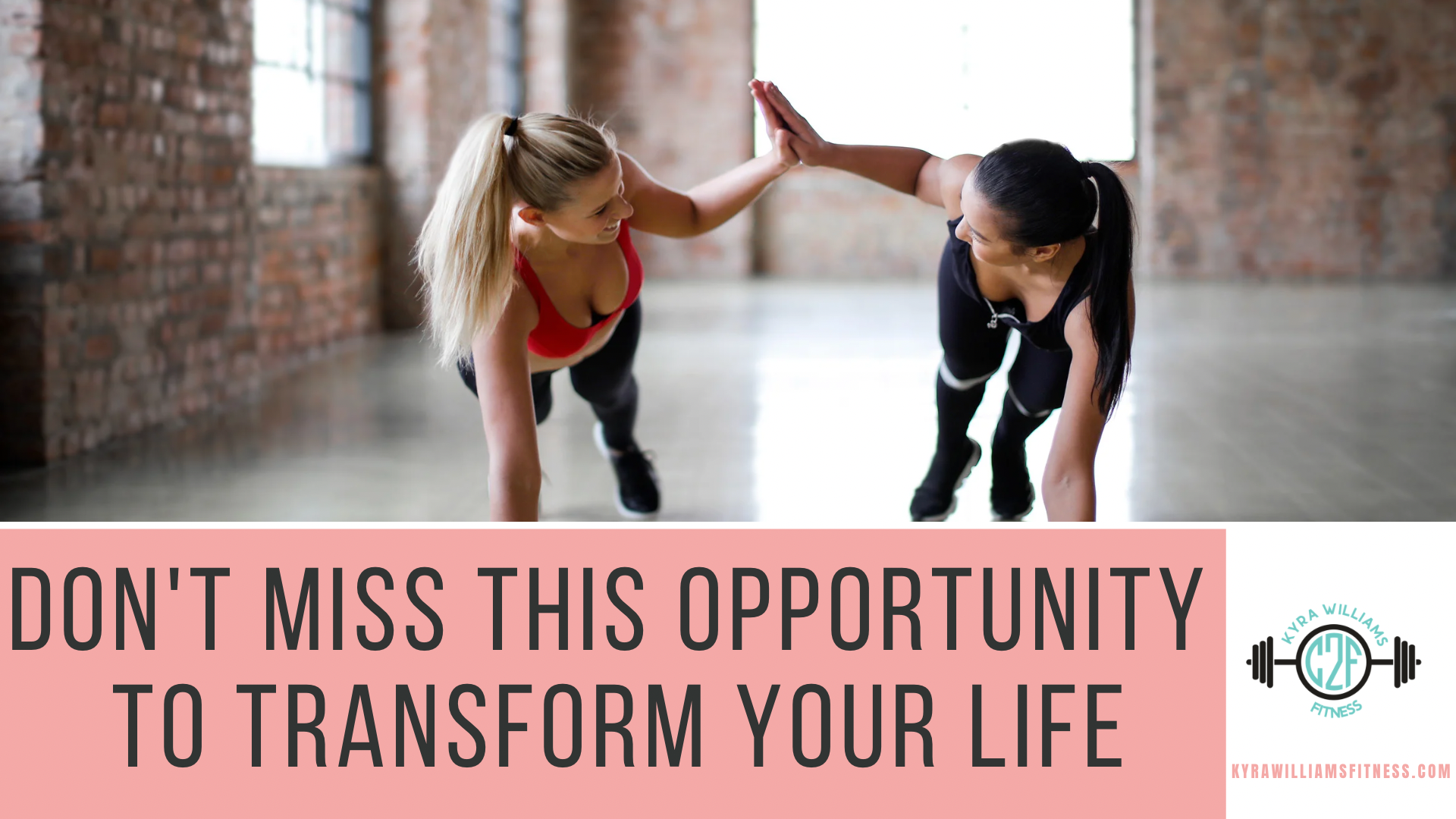 Don’t Miss This Opportunity to Transform Your Life
