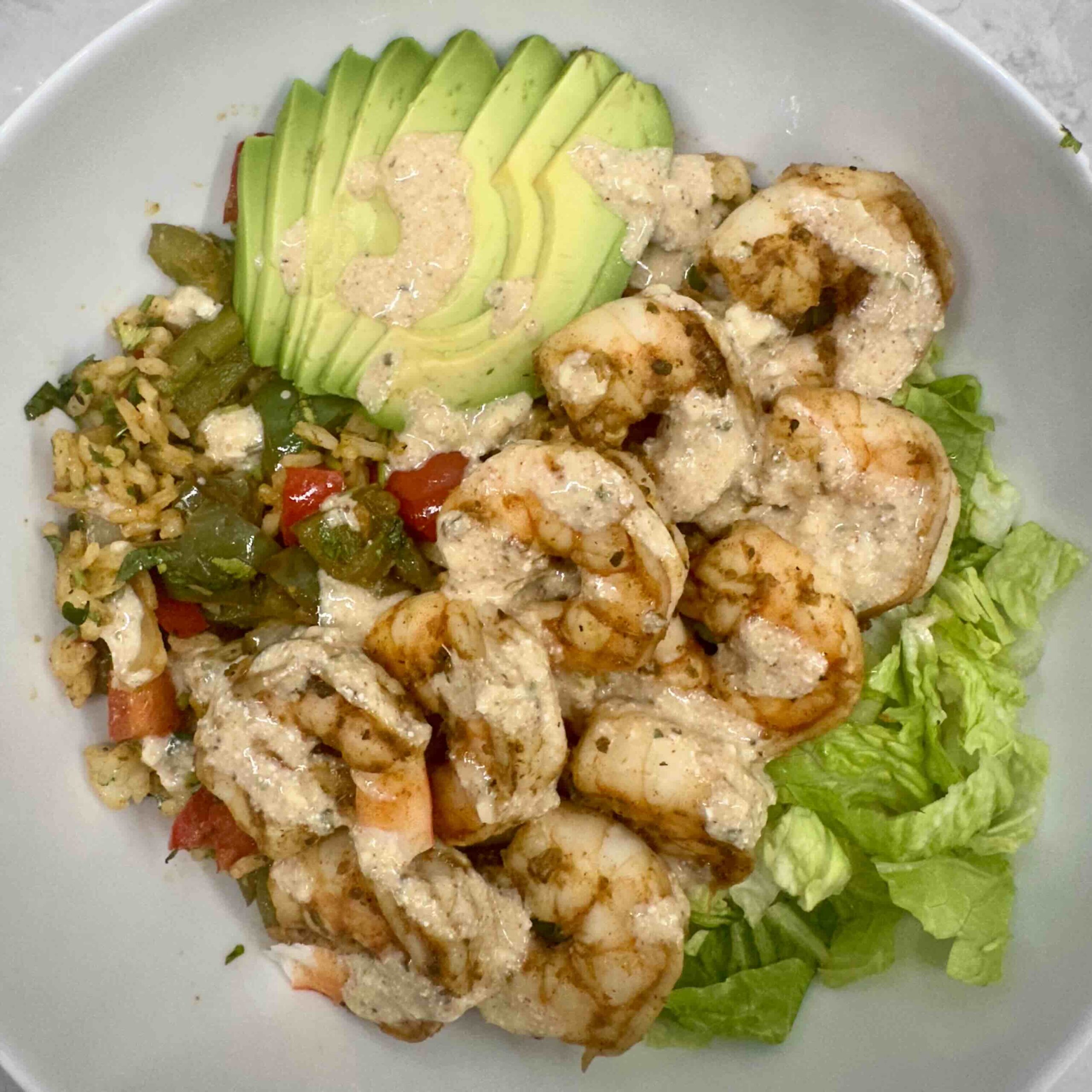 Mexican Shrimp Bowl