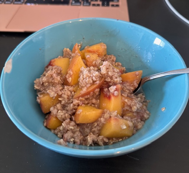 Peach Oats