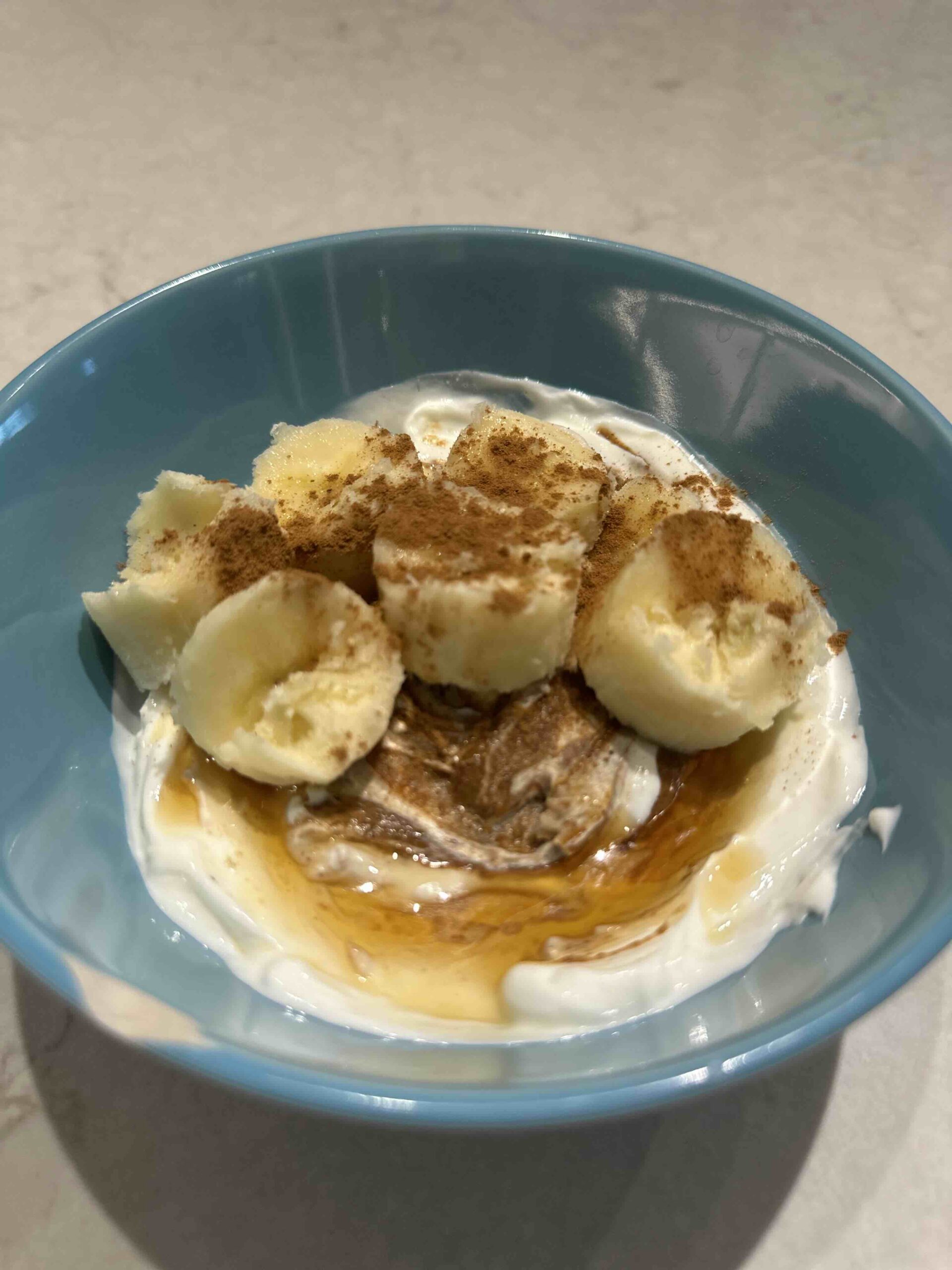 Almond Butter Banana Greek Yogurt