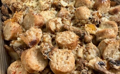Chicken Sausage and Cauliflower Casserole